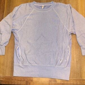 Free People Pullover Oversized Crewneck, Size Large